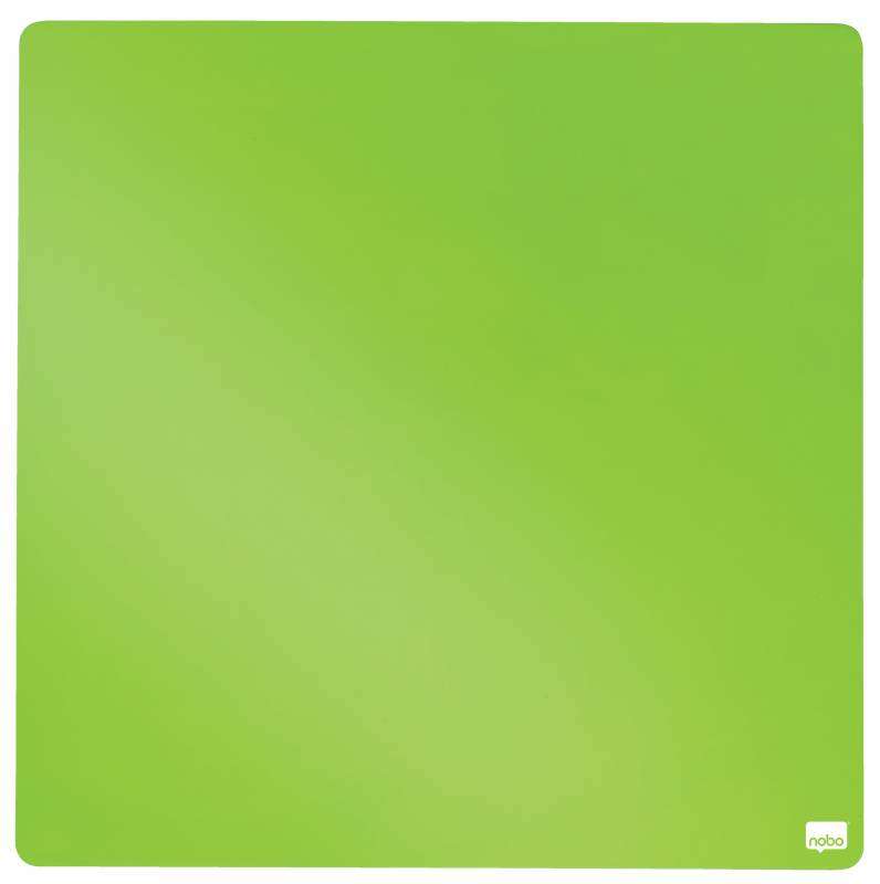 222812_1 Nobo Tile Mini Pizarra Magnetica 360x360mm - sin Marco - Almohadillas Adhesivas e Imanes - Diseño Creativo y Colorido - Color Verde - Imagen 1