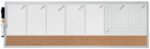 Nobo Planificador Semanal de Pizarra Magnetica Pequeña 585x190mm - Tira de Corcho - Almohadillas Adhesivas e Imanes para Montaje - Incluye Rotulador - Imagen 2