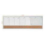 Nobo Planificador Semanal de Pizarra Magnetica Pequeña 585x190mm - Tira de Corcho - Almohadillas Adhesivas e Imanes para Montaje - Incluye Rotulador - Imagen 3