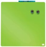Nobo Tile Mini Pizarra Magnetica 360x360mm - sin Marco - Almohadillas Adhesivas e Imanes - Diseño Creativo y Colorido - Color Violeta - Imagen 2