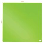 Nobo Tile Mini Pizarra Magnetica 360x360mm - sin Marco - Almohadillas Adhesivas e Imanes - Diseño Creativo y Colorido - Color Violeta - Imagen 3