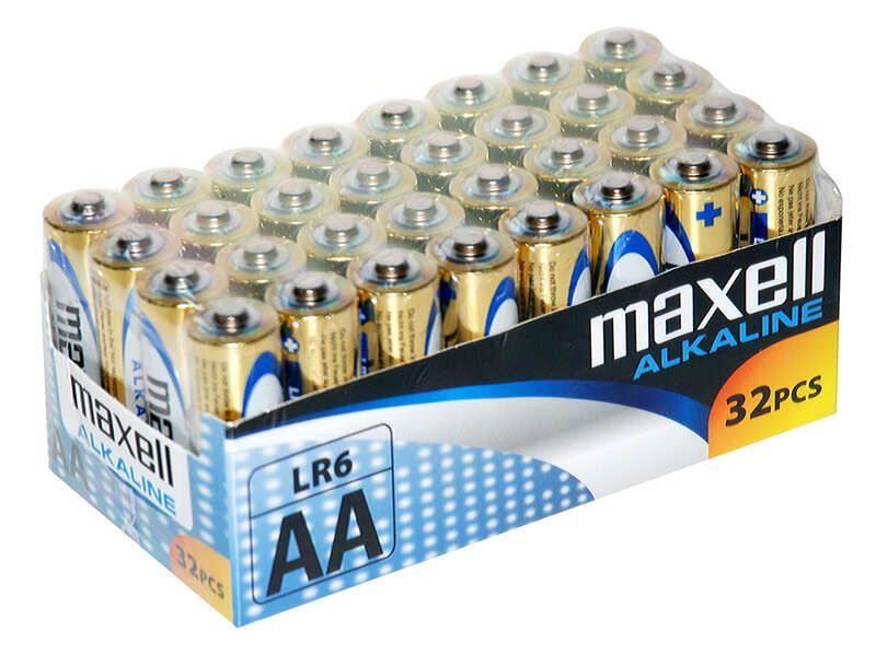 223082_1 Maxell Pack de 32 Pilas Alcalinas LR06 AA 1.5V - Imagen 1