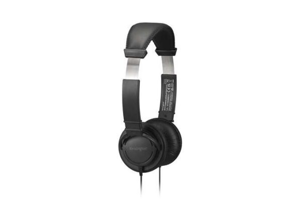 Kensington Auriculares con Microfono USB - Diadema Ajustable - Almohadillas Acolchadas - Controles en Cable - Cable de 1.80m - Color Negro - Imagen 2