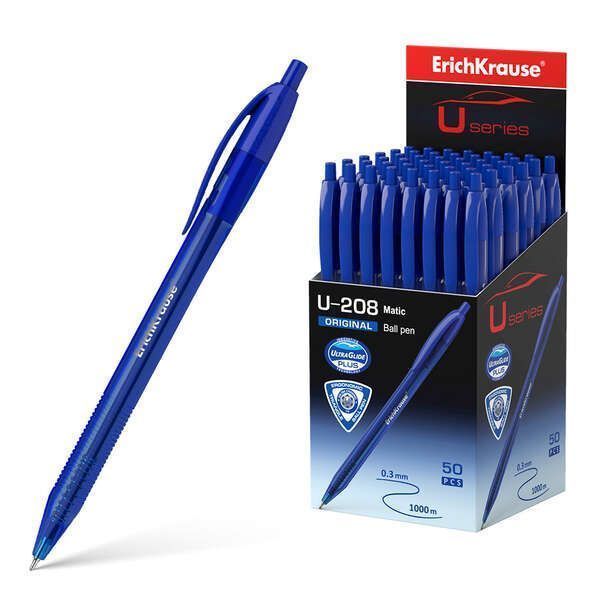 223717_1 Erichkrause Boligrafo Automatico U-208 Original Matic - Ultra Glide Technology - Tinta Azul - Imagen 1