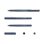 Erichkrause F-15 Rotulador Punta Fina - Trazo de 0.6mm - Clip Metalico - Color Negro - Imagen 2