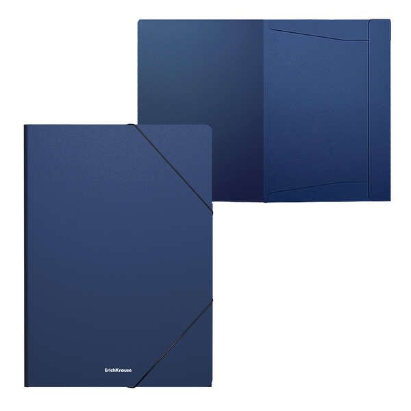 225322_1 Erichkrause Matt Classic Carpeta Solapas A4 - Fabricada en Polipropileno - Color Azul - Imagen 1