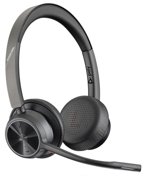 226092_1 Plantronics/Poly Voyager 4320 UC M Auriculares con Microfono Bluetooth - Almohadillas Acolchadas - Controles en Auricular- Color Negro - Imagen 1