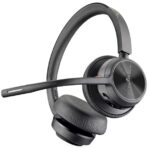 Plantronics/Poly Voyager 4320 UC M Auriculares con Microfono Bluetooth - Almohadillas Acolchadas - Controles en Auricular- Color Negro - Imagen 3