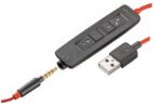 Plantronics/Poly Blackwire C3225 Auriculares con Microfono USB/Jack 3.5mm - Almohadillas Acolchadas - Controles en Cable - Color Negro - Imagen 3