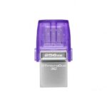 Kingston DataTraveler microDuo 3C Memoria USB-A + USB-C 256GB 3.2 Gen 1 - Velocidad de Lectura 200 MB/s - Tapon Protector (Pendrive) - Imagen 2