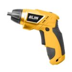 Blim Atornillador Doble Posicion Bateria 4V - Velocidad 210 Rpm - Conector Hexagonal de 1/4" (6.35 mm) - Cambio de Sentido de Giro - Capacidad de Bateria 1300 Mah - Incluye 44 Accesorios Puntas y Vasos - Cargador de Bateria - Color Negro - Imagen 3