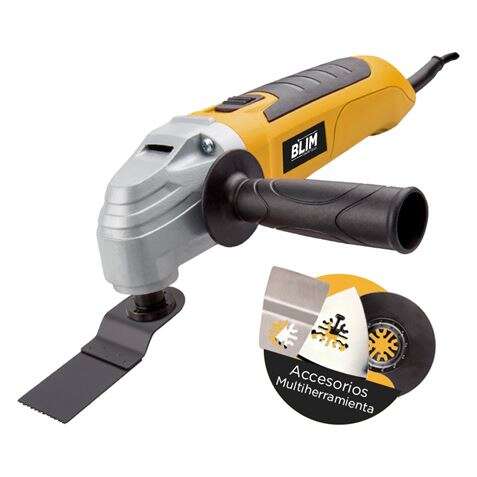 228007_1 Blim Multiherramienta Versatil - Potencia 400W - Velocidad Variable 15000-22000Rpm - Angulo de Oscilacion 3 Grados - Color Negro - Imagen 1