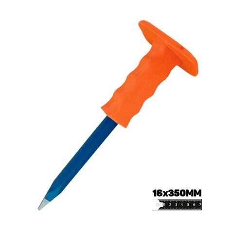 228362_1 Blim Martillo de Acero al Carbono - Medidas: 16 X 350 mm - Resistente al Impacto - Mango con Protector TPR - Color Negro - Imagen 1