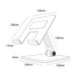 Aisens Soporte de Sobremesa Tamaño XXL Ajustable (2 Pivotes) para Movil / Tablet - Color Gris - Imagen 4