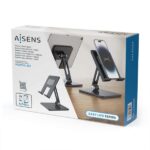 Aisens Soporte de Sobremesa Tamaño XXL Ajustable (2 Pivotes) para Movil / Tablet - Color Gris - Imagen 5
