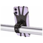 TechOneTech Soporte Universal de Smartphone hasta 7" para Bicicletas/Patinetes - Diseño Antideslizante y Antivibracion - Color Negro - Imagen 2