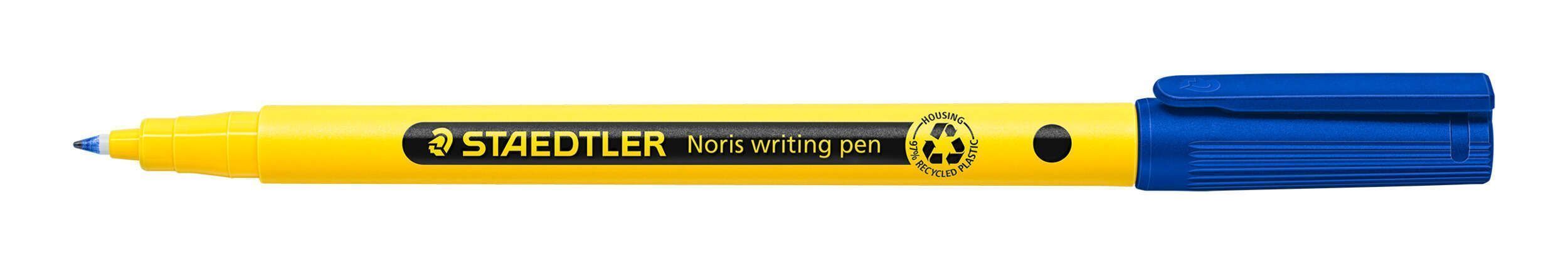 229057_1 Staedtler 307 Noris Writing Pen Rotulador de Punta Fina - Trazo 0.6mm Aprox - Tinta Base de Agua - Cuerpo Fabricado en un 97% de Plastico Reciclado - Color Azul - Imagen 1