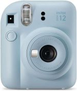 Fujifilm Pack Best Memories Instax Mini 12 Pastel Blue Camara Instantanea + Film Instax Mini 10ud. + 3 Portafotos - Tamaño de Imagen 62x46mm - Flash Auto - Exposicion Automatica - Mini Espejo para Selfies - Modo Primer Plano - Imagen 2
