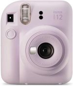 Fujifilm Pack Best Memories Instax Mini 12 Lilac Purple Camara Instantanea + Film Instax Mini 10ud. + 3 Portafotos - Tamaño de Imagen 62x46mm - Flash Auto - Exposicion Automatica - Mini Espejo para Selfies - Modo Primer Plano - Imagen 2