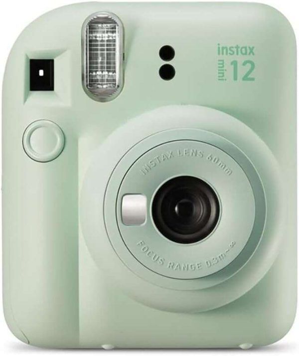 Fujifilm Pack Best Memories Instax Mini 12 Mint Green Camara Instantanea + Film Instax Mini 10ud. + 3 Portafotos - Tamaño de Imagen 62x46mm - Flash Auto - Exposicion Automatica - Mini Espejo para Selfies - Modo Primer Plano - Imagen 2