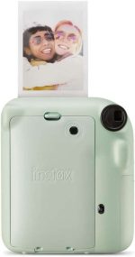 Fujifilm Pack Best Memories Instax Mini 12 Mint Green Camara Instantanea + Film Instax Mini 10ud. + 3 Portafotos - Tamaño de Imagen 62x46mm - Flash Auto - Exposicion Automatica - Mini Espejo para Selfies - Modo Primer Plano - Imagen 4