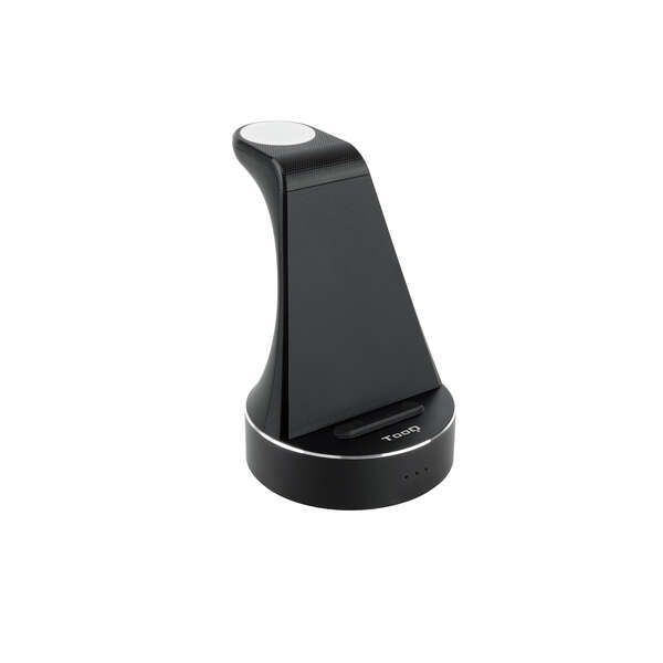 231927_1 Tooq Base Carga Inalambrica Apple Watch + Iphone/Smartp - Color Negro - Imagen 1