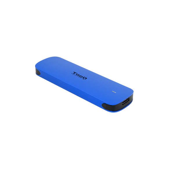 232017_1 Tooq Caja Externa M.2 NVME USB3.1 Gen2 Aluminio - Color Azul - Imagen 1