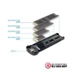 Tooq Caja Externa M.2 NVME USB3.1 Gen2 Aluminio - Color Rojo - Imagen 3