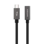 Nanocable Cable USB 3.2 Gen2x2 60W 4K/60Hz USB-C M/H - 1.0m - Color Negro - Imagen 2