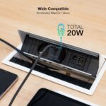 Tooq Cargador de Pared USB-C/PD 20W - Color Negro - Imagen 5
