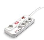 Salicru Regleta SPS SAFE Master Protectores Electricos Activos de Ultima Generacion - 5 Tomas Schuko - Color Blanco - Imagen 2