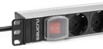 Salicru Regleta SPS PDU Unidad de Distribucion de Energia - 4 Tomas Schuko y 6 Tomas IEC C13 - Color Negro - Imagen 3