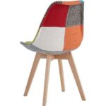Muvip Pack 2 Sillas Design D400 - Tela Patchwork - Imagen 2