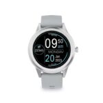 Ksix Globe Reloj Smartwatch Pantalla 1.28" - Bluetooth 5.0 BLE - Autonomia hasta 7 dias - Resistencia al Agua IP67 - Color Plata - Imagen 2