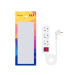 Nanocable Regleta 3 Tomas Interruptor 1.4m - Color Blanco - Imagen 4