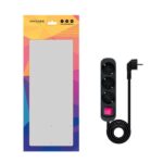 Nanocable Regleta 3 Tomas Interruptor 1.4m - Color Negro - Imagen 4