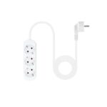 Nanocable Regleta 3 Tomas - 1.4m - Color Blanco - Imagen 2