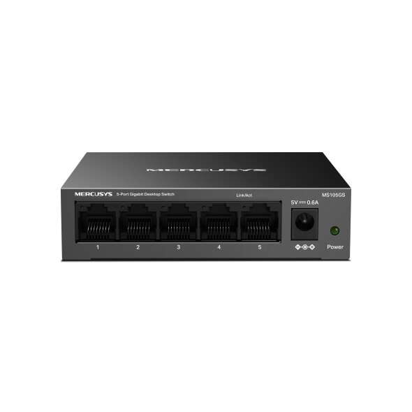 233942_1 Mercusys Switch 5 Puertos Gigabit RJ45 10/100/1000Mbps con Auto-Negociacion - Diseño Compacto - Plug & Play - Tecnologia Verde - Imagen 1