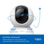 TP-Link Tapo TC71 Camara de Vigilancia 2K Wi-Fi - Rotacion 360º - Vision Nocturna - Deteccion de Movimiento y Notificaciones - Alarma de Luz y Sonido - Audio Bidireccional - Imagen 2