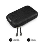 Subblim Funda HDD Compacta y Ligera - Proteccion Optima contra Golpes - Diseño Elegante y Moderno - Interior Acolchado y Suave - Color Negro