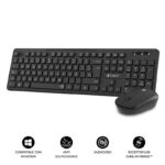Subblim Combo Business Slim Silencioso Inalambrico 2.4G - Teclado y Raton Ergonomicos - Conexion Plug & Play - Resistente a Derrames - Pulsaciones Silenciosas - Color Negro - Imagen 2