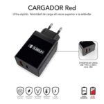 Subblim Cargador doméstico de 2 puertos - 25W - Carga rápida PD 3.0/2.0/Quick Charge 3.0 4.0 2.0 - Cable USB C reversible - Color Negro - Imagen 3