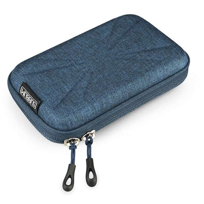 234597_1 Subblim Funda rígida para Disco Duro - Medida: 145 mm - Protección óptima contra golpes - Diseño elegante - Compartimentos para cables y accesorios - Color Azul - Imagen 1