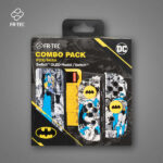 FR-TEC Combo Pack Batman Carcasas Duras Protectoras para Joycons Nintendo Switch - Grips con Logo de Batman - Caja de 16 Juegos - Color Varios - Imagen 4