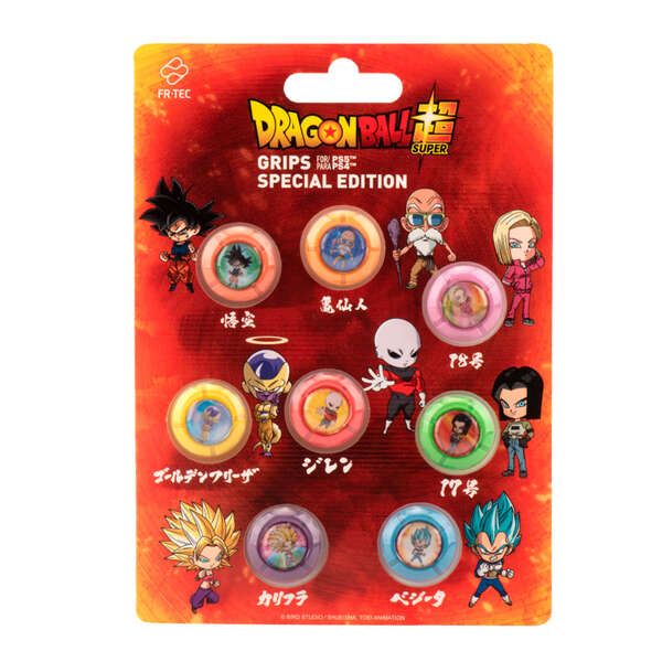 234777_1 FR-TEC PS4 Grips Set Fighters - Mejora Agarre y Precision - Licencia Oficial Dragon Ball Super - Compatible PS5 y PS4 - Color Varios - Imagen 1