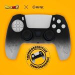 FR-TEC Funda de Silicona y Grips Dragon Ball Super Thermocromatic PS5 - Cambio de Color Progresivo - Diseño de Goku y Vegeta - Antideslizante y Resistente - Color Gris - Imagen 3