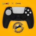 FR-TEC Funda de Silicona y Grips Dragon Ball Super Thermocromatic PS5 - Cambio de Color Progresivo - Diseño de Goku y Vegeta - Antideslizante y Resistente - Color Gris - Imagen 4
