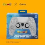FR-TEC Funda de Silicona y Grips Dragon Ball Super Thermocromatic PS5 - Cambio de Color Progresivo - Diseño de Goku y Vegeta - Antideslizante y Resistente - Color Gris - Imagen 5