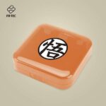 FR-TEC Caja de Transporte para Juegos de Nintendo Switch - Diseño Oficial de Dragon Ball Super - Capacidad para 24 Juegos y 2 Microsd - Plastico Resistente - Color Naranja - Imagen 2