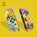 FR-TEC Combo Pack Carcasa Dura Protectora para Joycon + Grips para Mejorar Agarre de Dedos Dragon Ball Super - Color Varios - Imagen 2